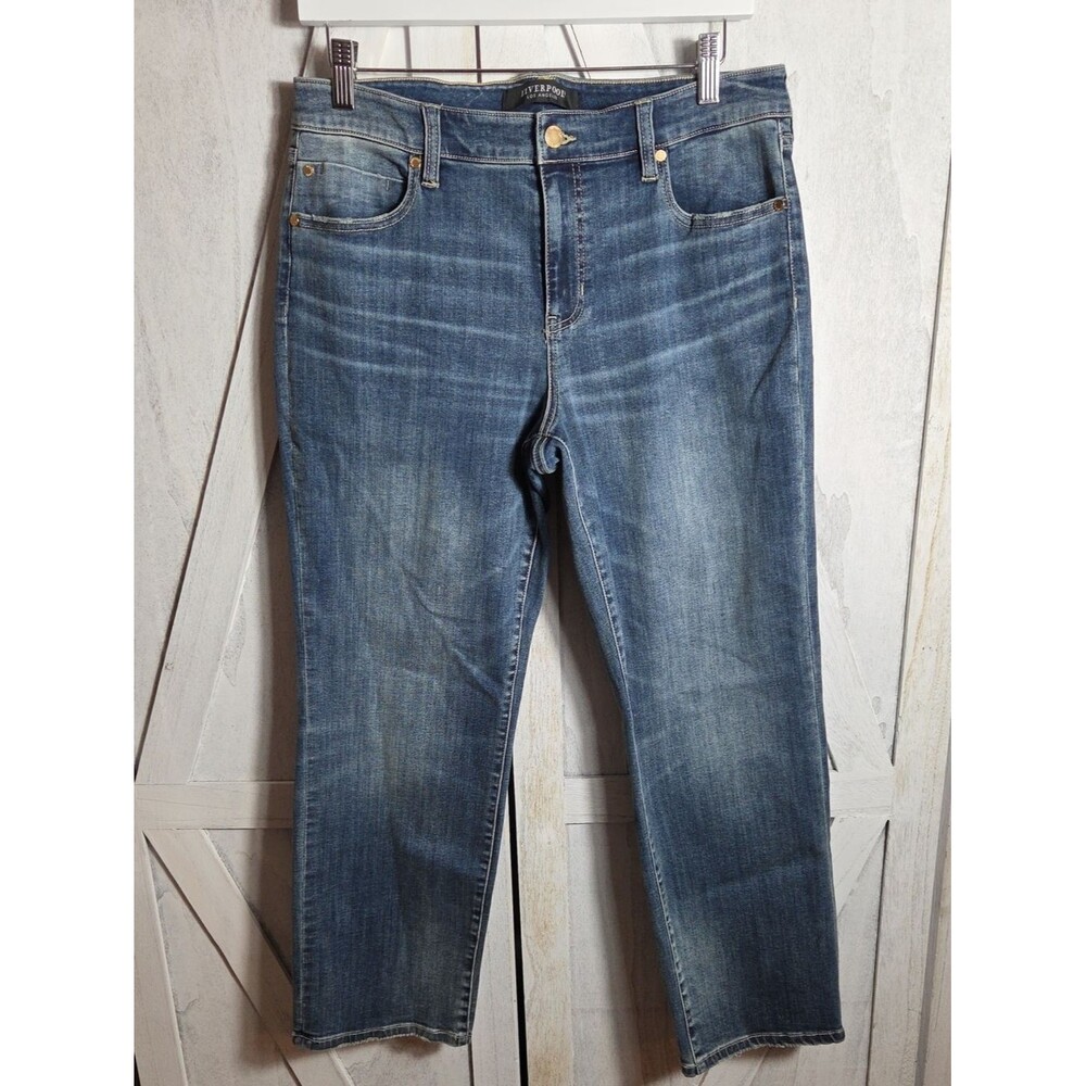 Liverpool Kennedy Straight Leg Jeans Size 12P